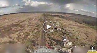 Украинские FPV-дроны атакуют российскую пехоту на Авдеевском направлении
