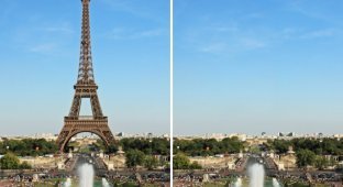 What famous cities would look like without their main sights (13 photos)