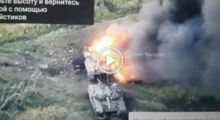 Destroyed and knocked out Russian T-72B tank in the Kupyansk direction