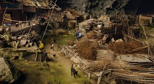 Жилая пещера в Китае, у которой когда-то была собственная школа (6 фото)