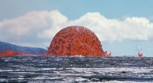 Снимки вулкана-купола поразили публику через полвека после извержения (8 фото + 1 видео)