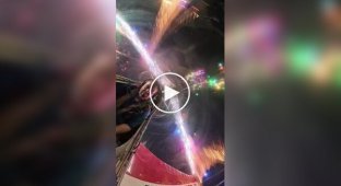 Фейерверки с необычного ракурса