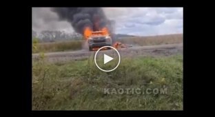 Burning Russian and another prisoner