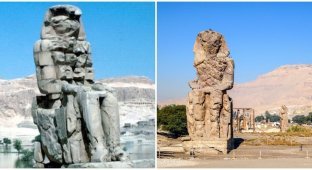 Statues that sang after the earthquake (4 photos)