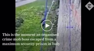 Italian Mafia Boss Escaped From Maximum Security Prison... By Sheets