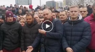 Muscovites protest against the construction of a mosque in Moscow