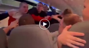 The Russians staged a scuffle and a tantrum on the plane on the way to Dubai