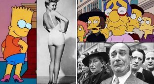 The Simpsons Recreate Famous Photos (27 Photos)