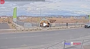 Американец украл погрузчик и попытался протаранить полицейского