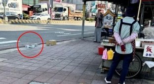 Чоловік розклав уздовж узбіччя 140 000 фунтів стерлінгів та їх ніхто не вкрав (2 фото)