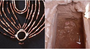 Учёные воссоздали 9000-летнее ожерелье, найденное в могиле ребёнка (6 фото)