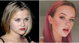20 star children who are very similar to their parents in their youth (21 photos)