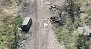 Старомайорское, много уничтоженной техники российских оккупантов