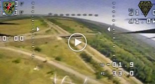 Cutting of the use of FPV drones by the Ukrainian military in the Avdiivka direction