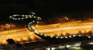 Пешеходный мост BP (9 фото)