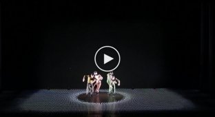 Поразительное хореографическое световое шоу Pixel