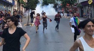 Полиция Стамбула разогнала гей-парад (12 фото + 1 видео)