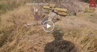 Khorne Group fighters were testing a captured Russian Fagot ATGM when something went wrong