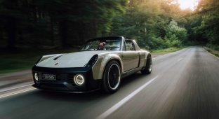 Beautiful and expensive restmod of the old Porsche 914 (11 photos)