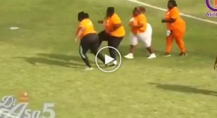 Match of the year: Ghanaian plus-size women play football to lose weight