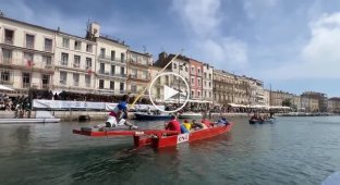 Французские жонты: когда рыцарские поединки переносятся на воду