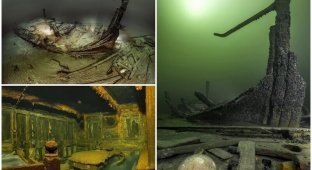 Вражаючі фотографії кораблів на дні Балтійського моря (27 фото)