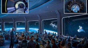 Диснейлэнд открывает космический ресторан (7 фото)