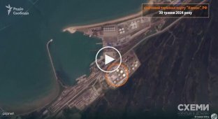 Consequences of the Ukrainian Armed Forces' strike on the port of Kavkaz near occupied Kerch