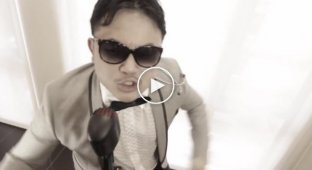 Gangnam Style Made Entirely with Condoms Open Condom Stуle