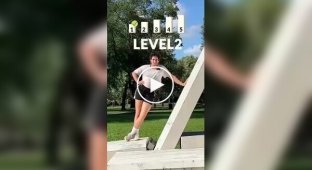 Спортсменка и разные углы наклона