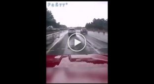 The driver saved his car by leaving the scene of an accident