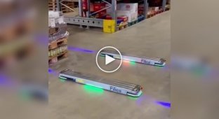 Autonomous mobile robotic loaders.