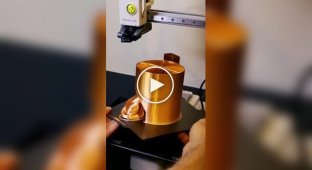 Волосатий лев надрукований на 3D-принтері