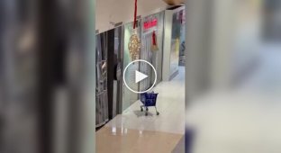 A Daring Robbery of a Sports Store