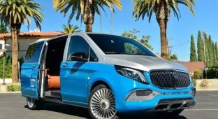 An office on wheels Mercedes-Benz Luxury Metris costs more than a real Maybach (15 photos)