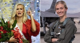 A US Air Force officer won the Miss America 2024 pageant (13 photos + 1 video)