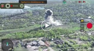 Ukrainian Armed Forces soldiers from the HIMARS MLRS hit a concentration of invaders near Krasnohorivka