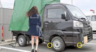 Pervert driver arrested in Japan (3 photos + 1 video)