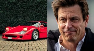 Ferrari F40: Toto Wolf, boss of the Mercedes-AMG F1 racing team, put his car up for sale (15 photos)