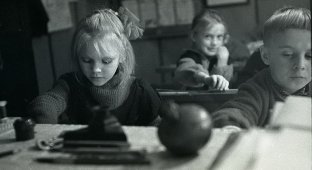 Школа в советской деревне (18 фото)