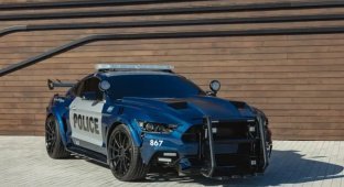 Ford Mustang-Decepticon from the movie Transformers is put up for sale (26 photos)