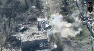 Кадры работы украинской артиллерии против российской пехоты в районе Бахмута
