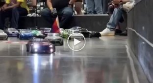 A radio-controlled car drifting championship was held in the USA