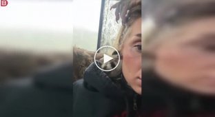 Необычный случай: утенок спрятался в ухе женщины с туннелем