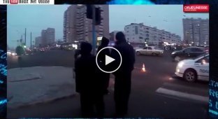 В Харькове полиция сбила женщину и начали отрицать факт ДТП
