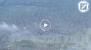 The National Guard reflects the attacks of the Bolsheviks near Kremennaya, Grigorevka