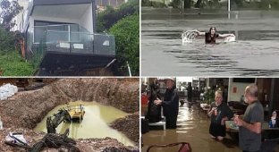 Новый Южный Уэльс затопило (12 фото + 2 видео)