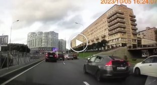 Renault hit a pilot in a BMW