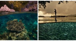 15 любопытных фотографий невероятных мест под водой и над водой (16 фото)