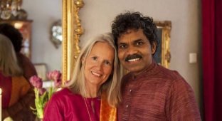 Мужчина из Индии и женщина из Швеции сошлись благодаря пророчеству (12 фото)